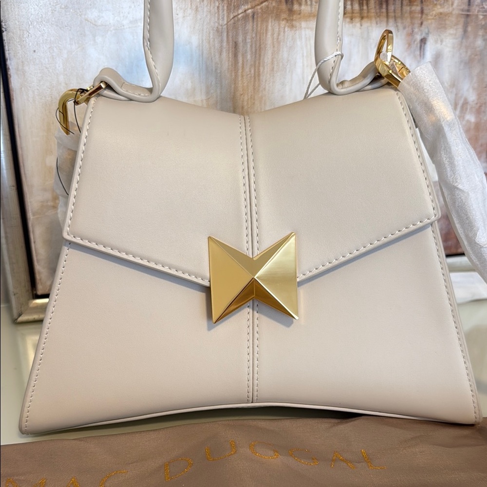 Mac Duggal Ivory Satchel bag - Picture 3 of 5